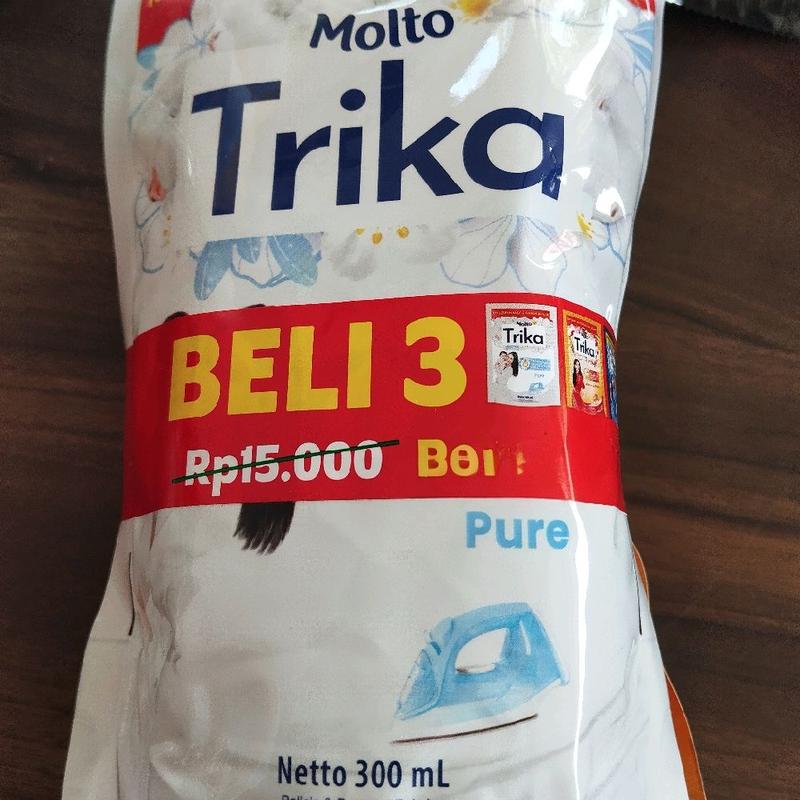 Molto Trika pelicin dan pewangi pakaian 300ml isi 3pcs - Shop | Tokopedia