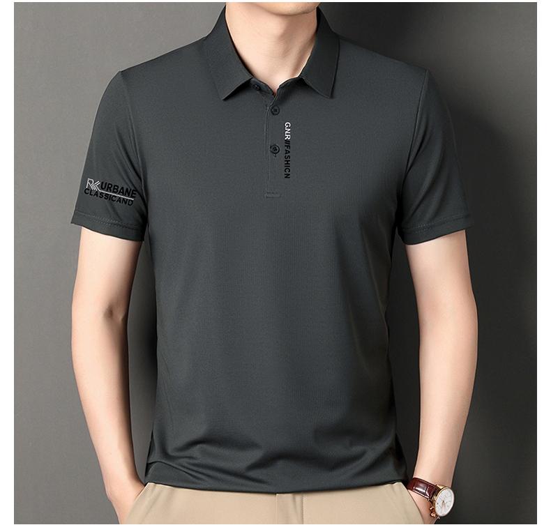 Product Introduction of 2024 new fashion trend Men's slim POLO shirt selected quality fabric breathable and comfortable 16