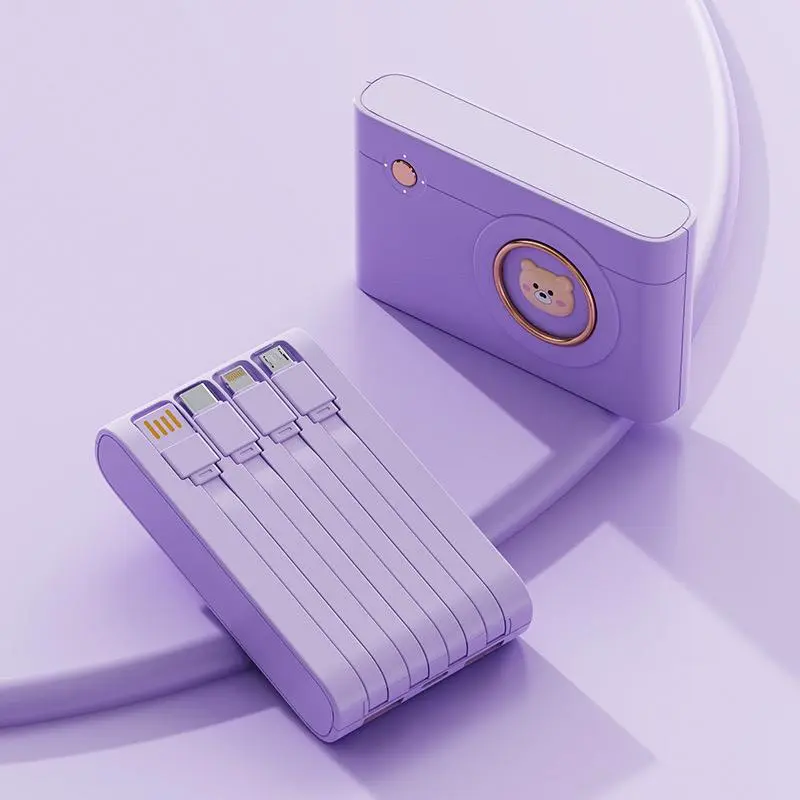 Q254 Power Bank 30000mAh good quality Charger for Samsung iPhone  Android Type-C 4 USB Powerbank 5