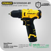 Gambar Stanley Cordless Drill Driver / Bor Impact Baterai 2.0Ah 12Volt SCD10D2K - SCD10D2K Only dari Teknikmart Kota Administrasi Jakarta Barat 2 Tokopedia