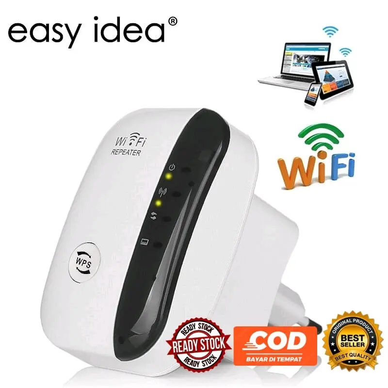 Wifi Repeater 300mbps / Wifi Extender / Penguat sinyal Wifi Portable