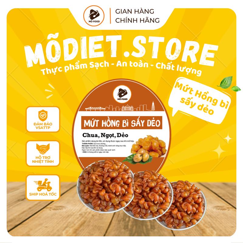 Mứt hồng bì sấy dẻo - Chua 7 ngọt 3. Hỗ trợ giảm ho, tiêu hóa tốt.