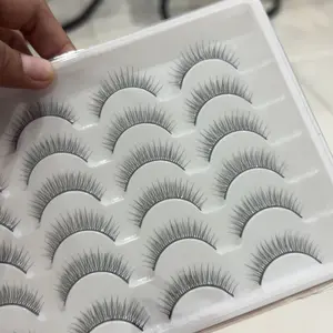 (READY) 3D Eyelash isi 12 pasang bulu mata tulang tebal fake lashes eyelashes medium soft natural