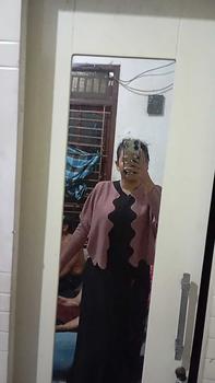 Product Review of Soraya Moeslim Cardi Azura Mix Inner Premium Dress mewah Wanita Dewasa Remaja Pesta Lebaran Cardigan Muslim waffle Santai Kardigan Outer Panjang Casual Kondangan Baju from R**y 1