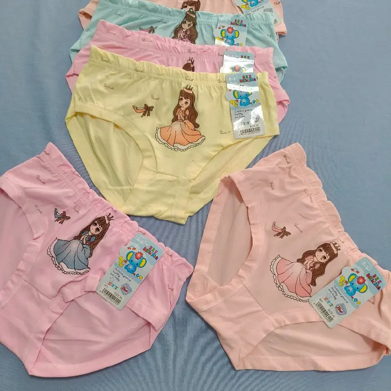 Set 5-10 quần trẻ em (chéo+đùi) chất liệu cotton mềm mại, co giãn. Quần lót bé gái. 8