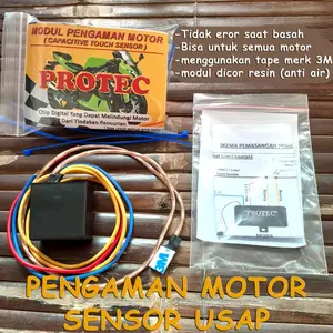 alarm motor kunci rahasia pengaman motor sensor sentuh usap