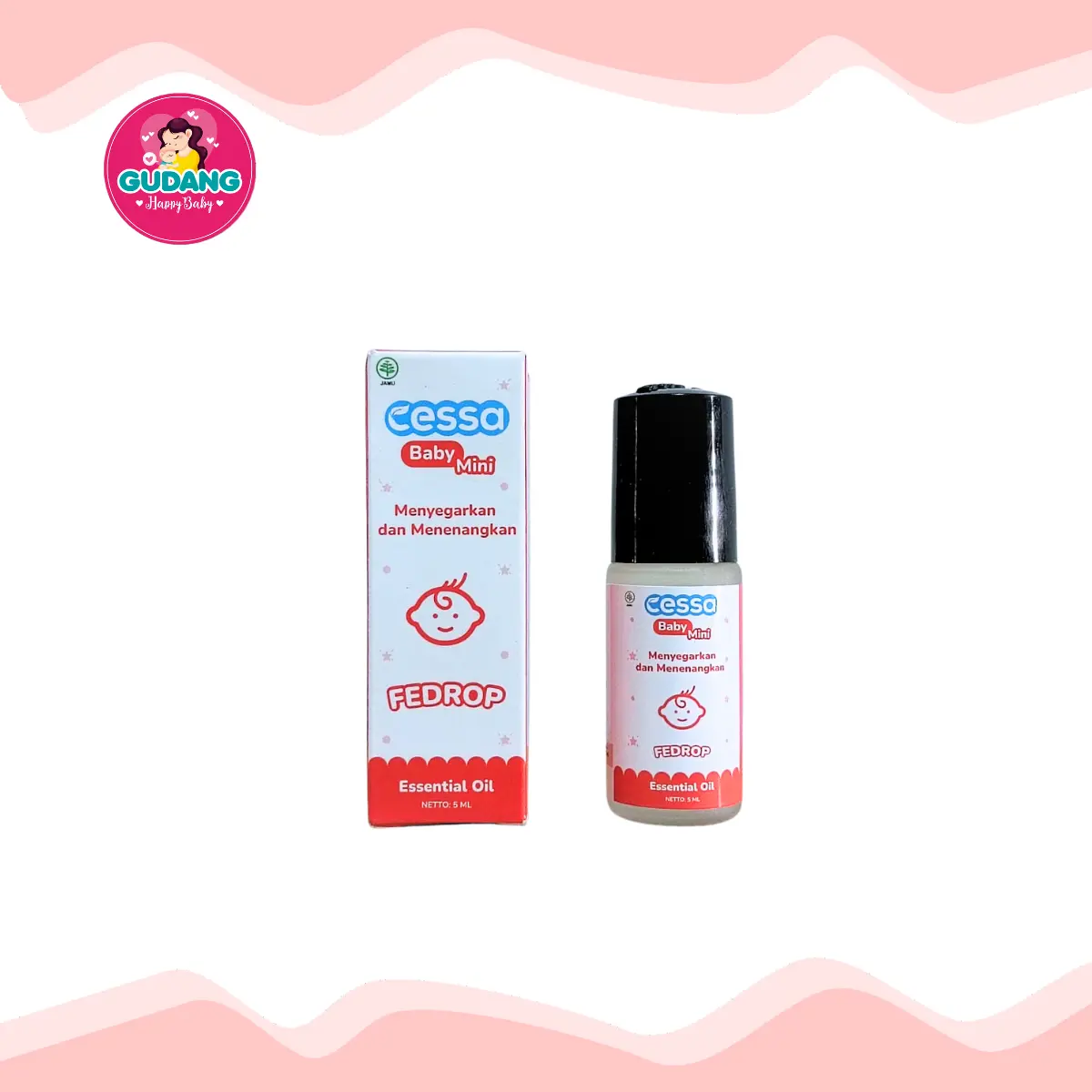 Cessa Baby Mini Fedrop - Penurun Panas - Essential Oil - 5ML Bayi
