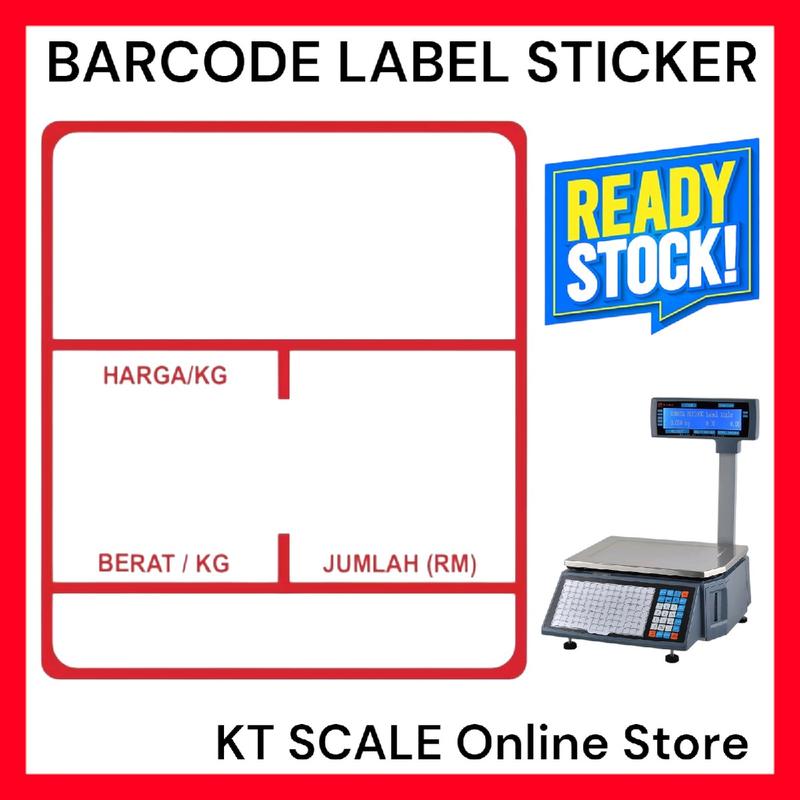BARCODE LABEL STICKER THERMAL LABEL STICKER FOR DIGITAL SCALE - TikTok ...
