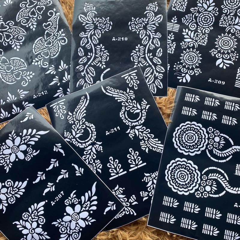 STICKER INAI CORAK LAWA SIMPLE MENAWAN BOLEH BUAT KAHWIN ATA - TikTok ...