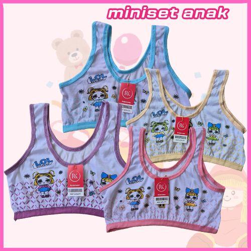 ISI 3PCS/MINISET MOTIF ANAK REMAJA SD/SMP BRA MINISET REMAJA FASHION KEKINIAN Perempuan Cantik