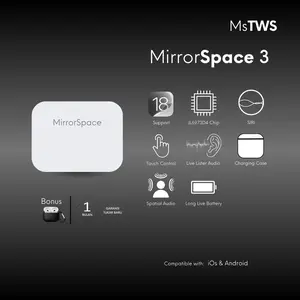 Ms Tws - MirrorSpace 3 W/ Wireless Charging Case