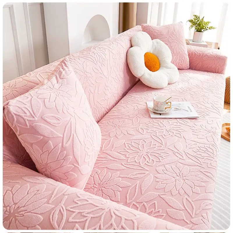 Bọc Ghế Sofa, Chất Liệu Nhung Jacquard, Tất Cả Các Mùa, Chống Mèo Cào, Bọc Trượt, Cho Phòng Khách, Bọc Đi Gác Góc 1 / 2 / 3 / 4 chỗ ngồi 3