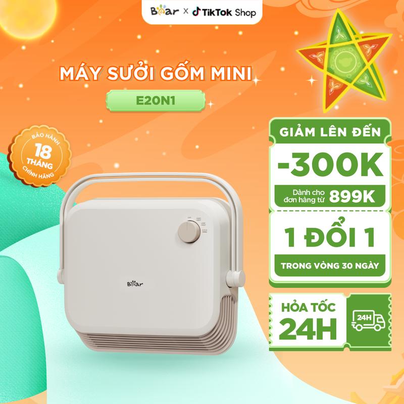 [Ưu Đãi Sốc]  Máy Sưởi Gốm Treo Nhà Tắm Bear Đèn Sưởi, Quạt Sưởi Treo Tường Phòng Tắm Máy Sưởi Ấm Chống Nước Tiết Kiệm Điện SH-4H20X