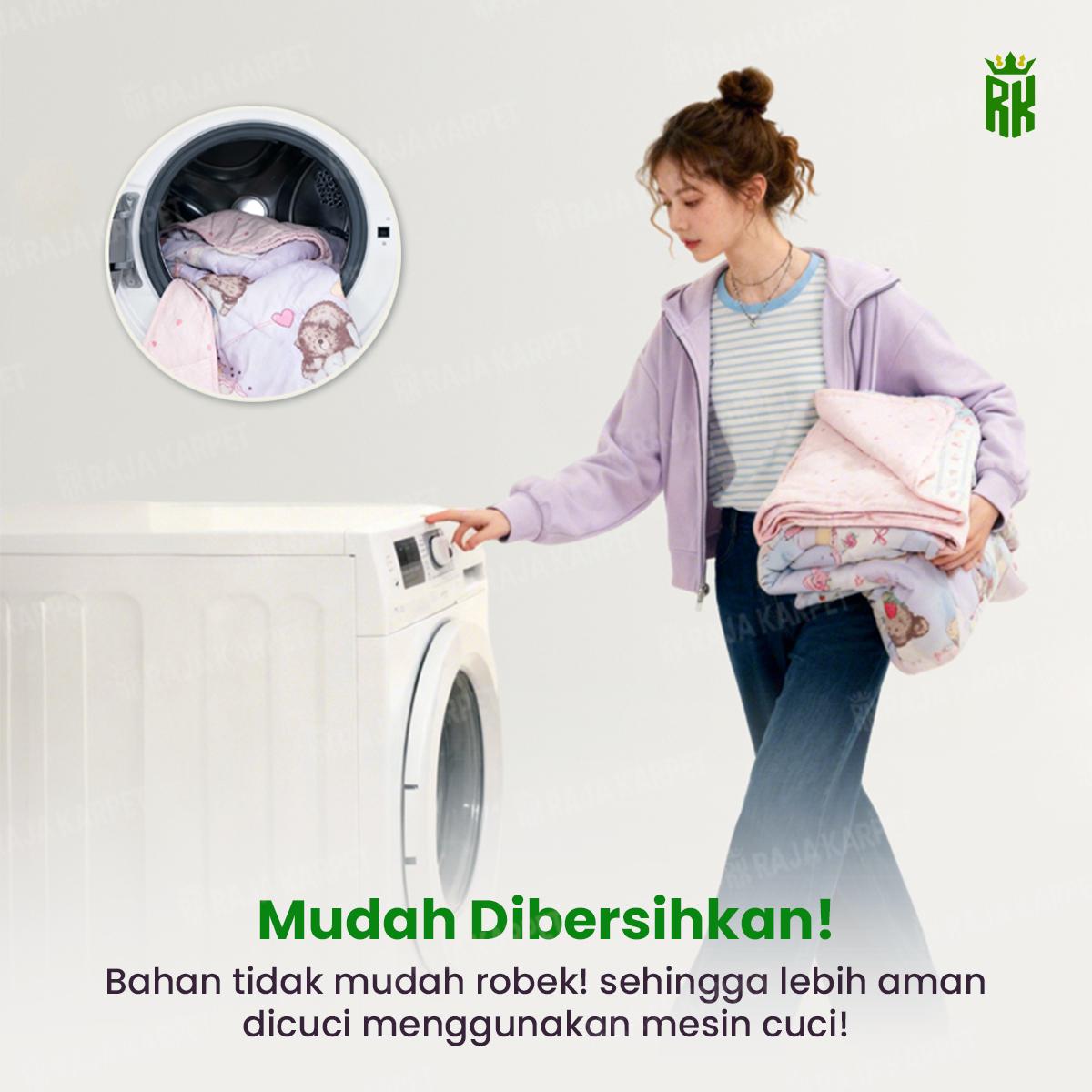 RAJA - Selimut Bedcover Blooming Series Selimut Cantik Microtex Motif Lucu & Menggemaskan [15]