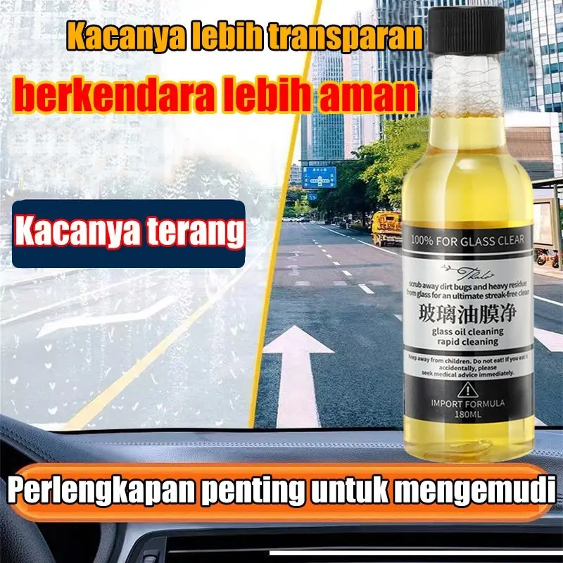 [FLASH SALE] Obat pembersih jamur kerak kaca mobil Car Glass Oil Film Removing CAIRAN PEMBERSIH KACA OBAT JAMUR KACA - Pembersih Jamur - Pembersih Jamur Kaca - Pembersih Kerak 1