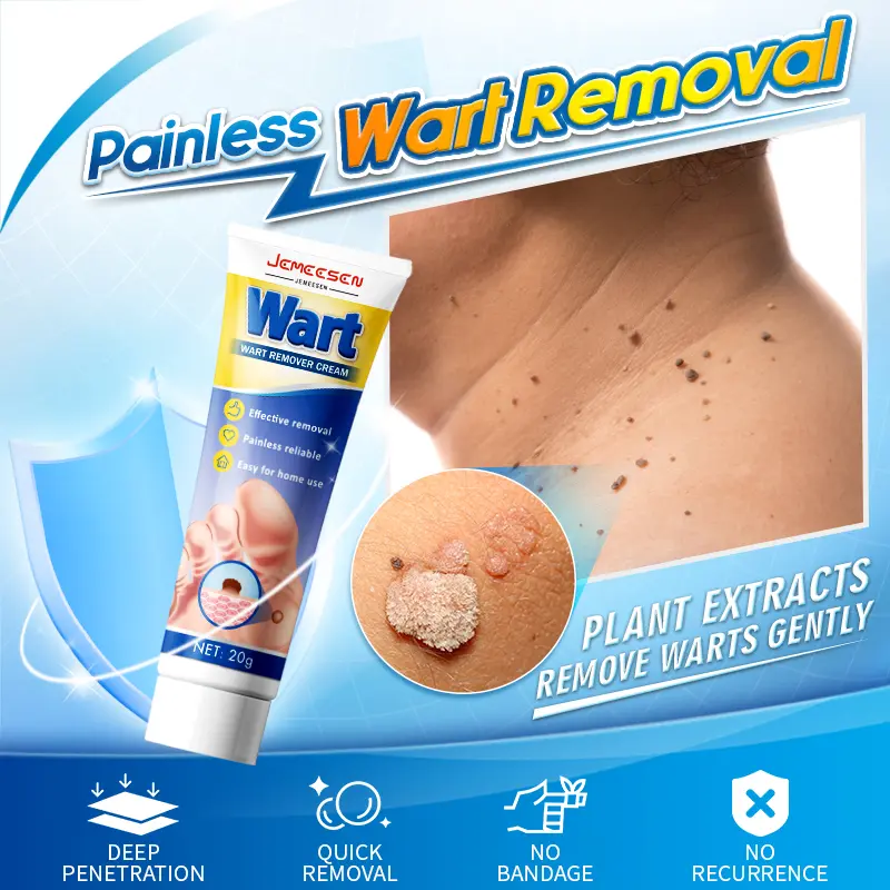 Jemeesen Wart Removal Acne Cream Eliminate Warts Restore Smooth Skin Gentle & Effective Treatment Visible Results Skincare