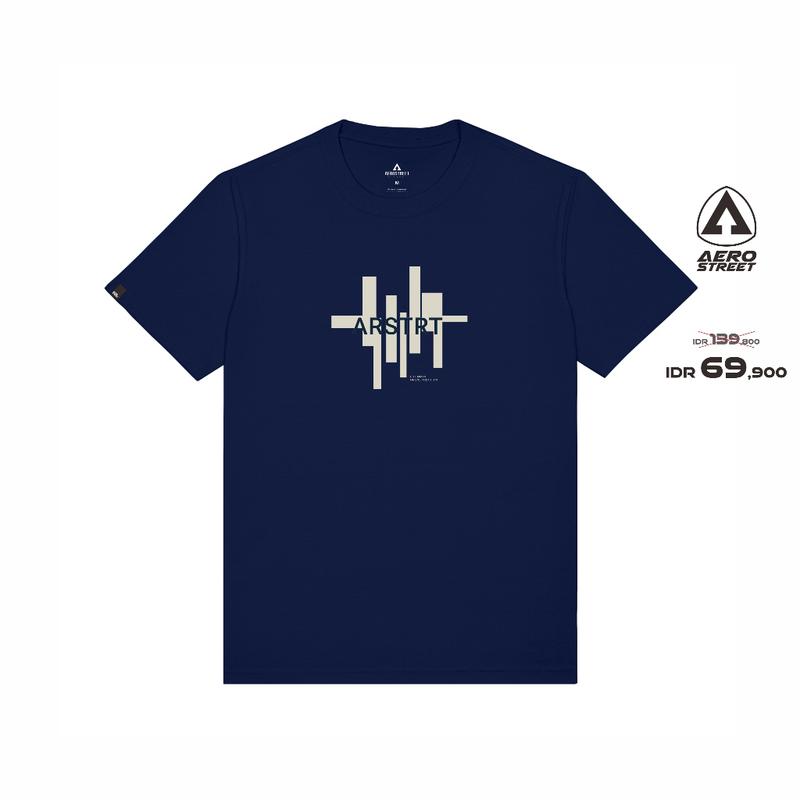 Aerostreet T Shirt Elio Navy Kaos T Shirt AAAAA 0