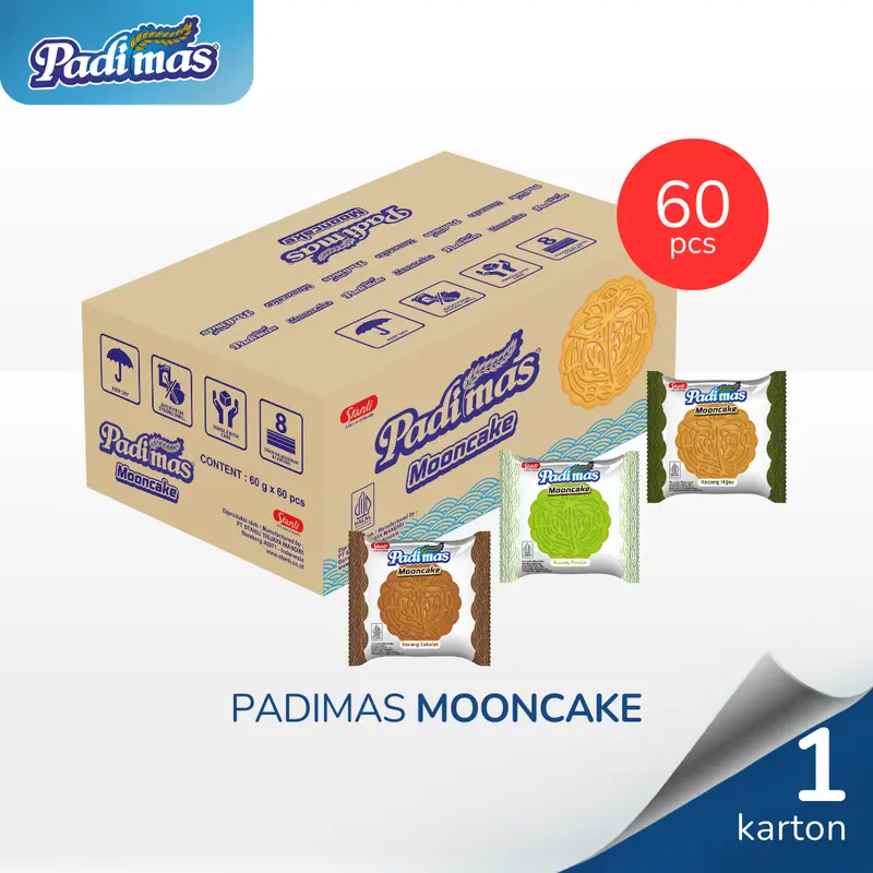 PADIMAS Mooncake 1Karton ISI 60 pcs 0