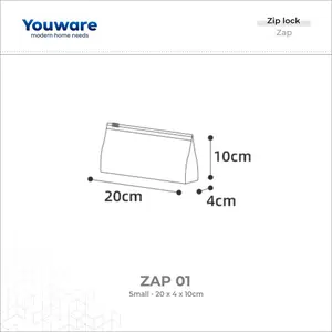(COD) Youware - ZAP Segel Kemasan Ziplock BPA Free / Plastik Penyimpanan Makanan Ramah Lingkungan Anti tumpah menjaga kesegaran  dan kualitas makanan / ZipLock Plastyc