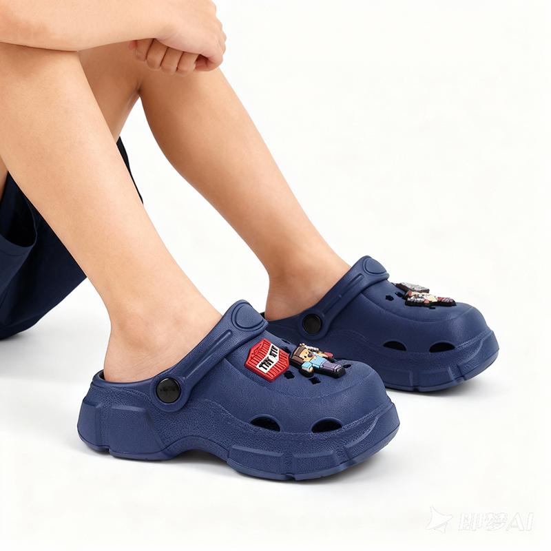Size 30-35 Sandal Anak Laki Laki Sandal Baim Lucu MineCraft Viral Kekinian Anti Slip COD