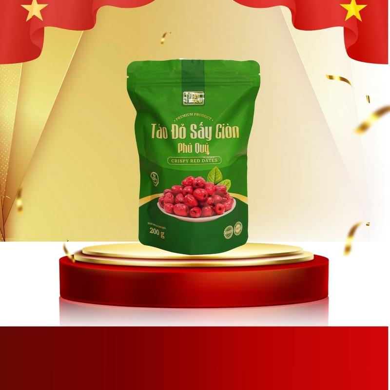  Táo đỏ sấy giòn Phú Quý-Trang Mộc 