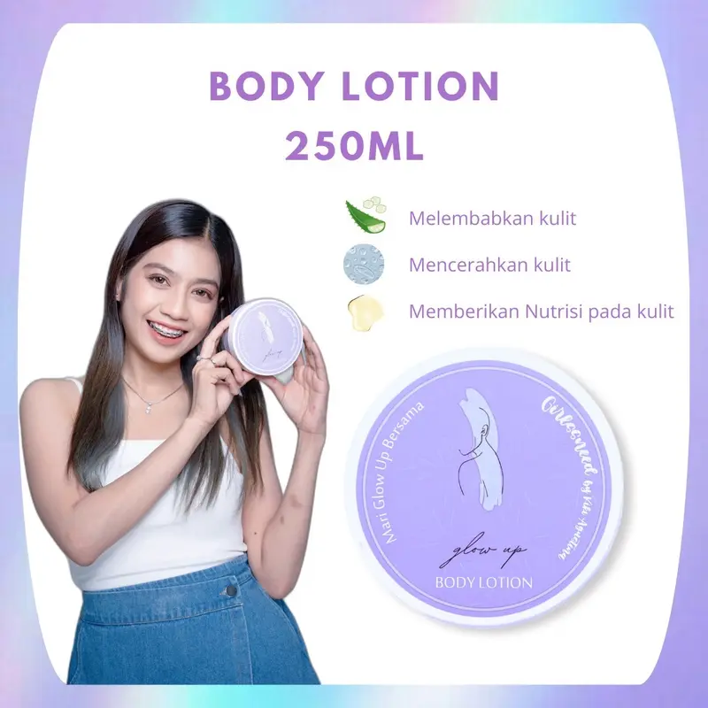lotion glowup girlssneed kiki agustina 250 ml(kemasan terbaru) 0