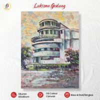 Gambar PROMO Lukisan Dinding Handmade 60x80cm Oil Canvas Berbagai Tema Dekorasi Rumah - Lukisan Perahu Senja, Roll dari Lukisan Bandung Kota Bandung 3 Tokopedia