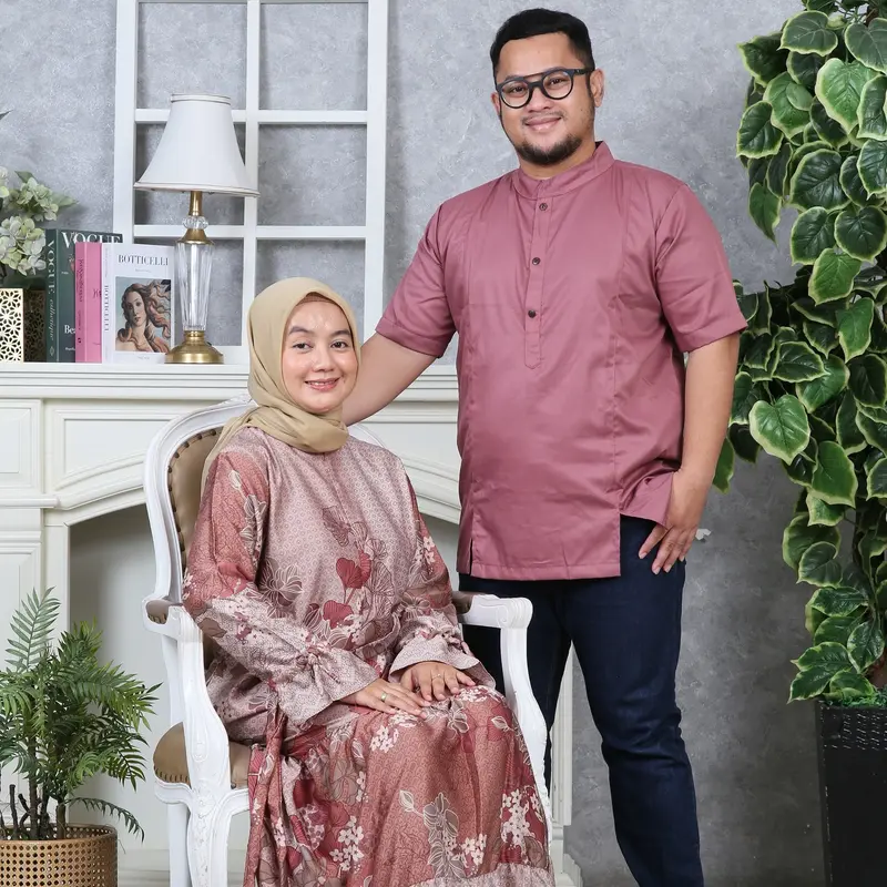 Kalsandfrey Nayakamala Family Set - Gamis Koko Kembar Keluarga Sarimbit Lebaran 4