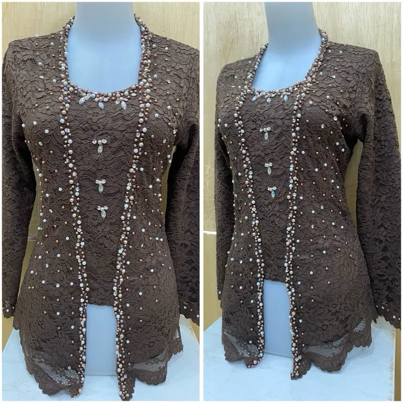 Kebaya Kutubaru Katun / Kebaya Kondangan / Kebaya Lamaran / Kebaya Wisuda / Kebaya Elegan / Kebaya Simple / Kebaya Modern 4