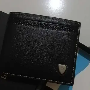 BOSTANTEN Dompet Pria Lipat Bahan Kulit PU Kualitas Premium Hitam/Coklat