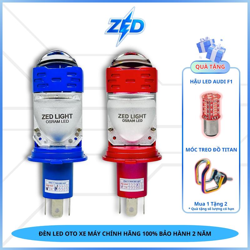 [Chuẩn Hãng ZEDLIGHT] Đèn Pha LED Bi Cầu V30 Ultra - 65W Bản Cao Cấp Trợ Pha Laser - 12 24V ĐiệnBình Chân H4 - Bảo Hành 2 Năm - Phụ Tùng ÔTô, Xe Máy