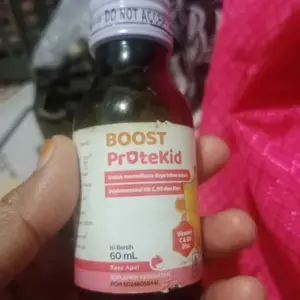 BOOST Protekid Suplemen Kesehatan Anak Vitamin C & D3, Zinc Rasa Apel - Sirup 60 ml