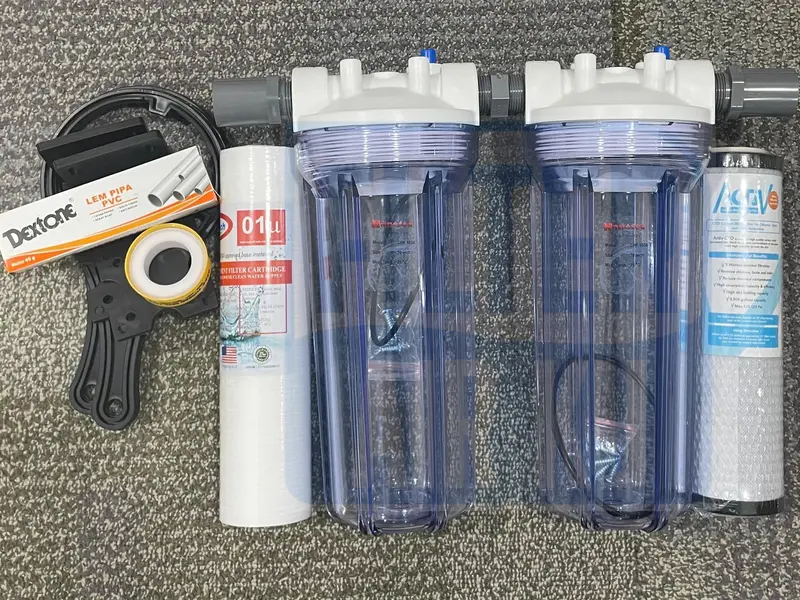 Paket Filter "AIRKU II" -Sedimen + CTO 10" 1