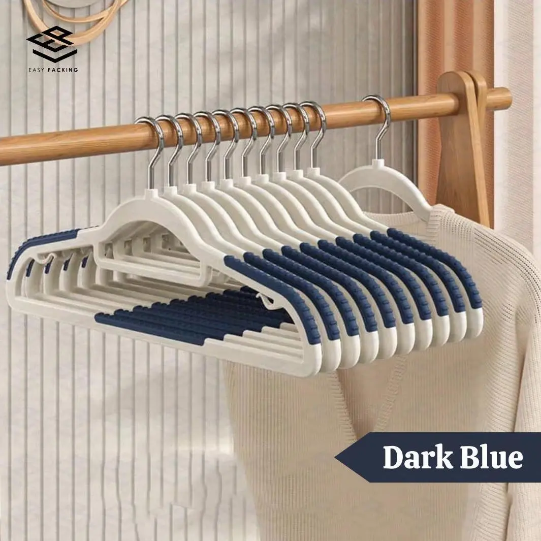 5pcs Premium Non -Slip Clothes Hanger Baju Adult Hanger Dewasa Anti Slip Hangers clothes Organiser Hanging