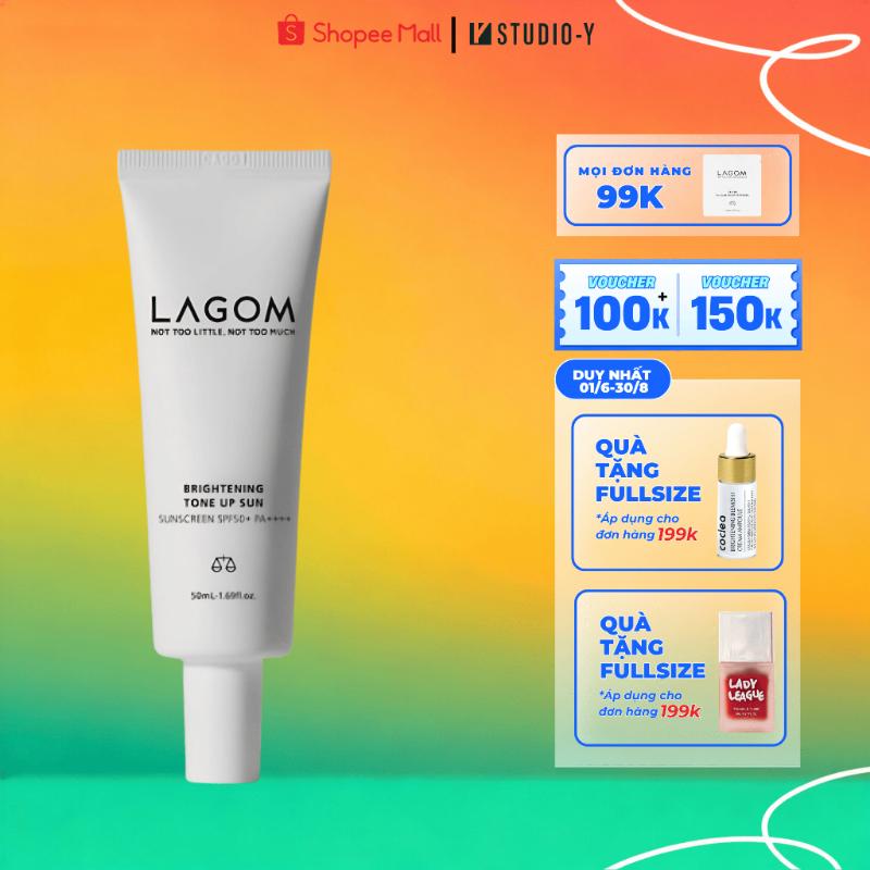 L Chống nắng nâng tone sáng da Lagom Brightening Tone Up Sun SPF50+ PA++++ 50ml…