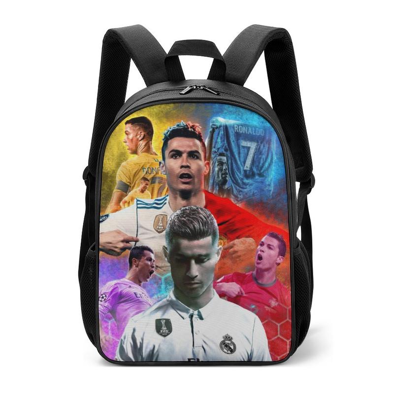 Cristiano Ronaldo backpack Football Star Backpack Lighttight backpack 17 Inch Travel Laptop Back