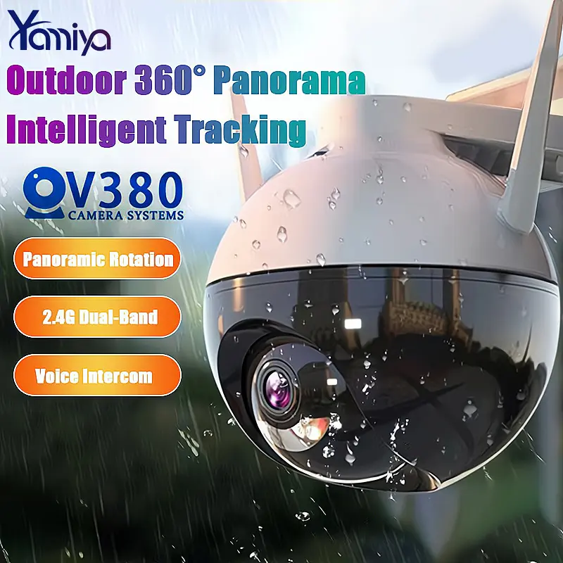 Yuuki CCTV Kamera 8MP FHD Oudoor IP Camera CCTV WIFI Waterproof Kamera CCTV 360 Derajat 0