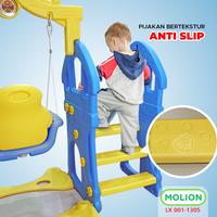 Gambar Mainan Prosotan Ayunan 5in1 Bahan HDPE Swing Slide Seluncuran SNI Ayun Perosotan Prosotan Ayunan Mainan Anak Anak Swing Slide 3in1 Berstandar LX 001-M1301 - M1301 BIRU 3in1 dari Calary Toys Kota Surabaya 3 Tokopedia