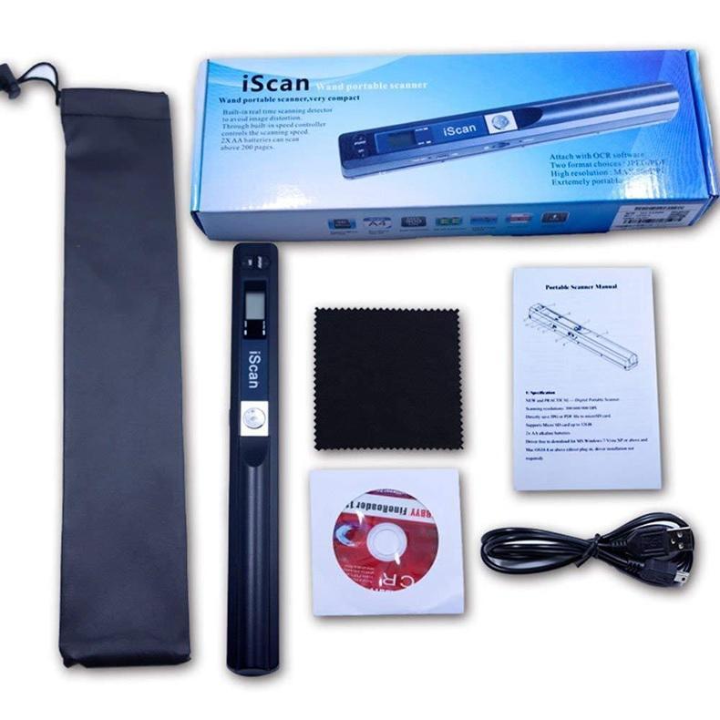 Đồ nhỏ tiện ích sinh hoạt Máy scan màu di động độ nét cao iScan 900DPI - Scan ảnh siêu nhanh - Máy Quét Tài Liệu iScan Mini Cầm Tay Định Dạng JPG Và PDF