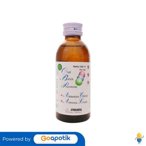 OBAT BATUK PEPERMINT ITRASAL SIRUP 100 ML