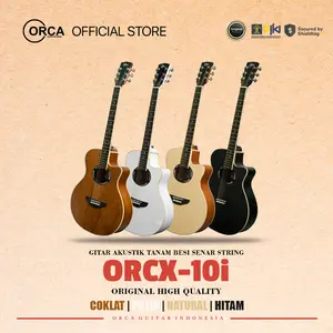 ORCA Gitar Akustik Tanam Besi ORCX - 10i Senar String Guitar