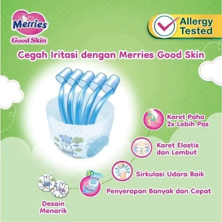 Merries XL 26 - Popok Bayi Ukuran XL 26 Buah 1