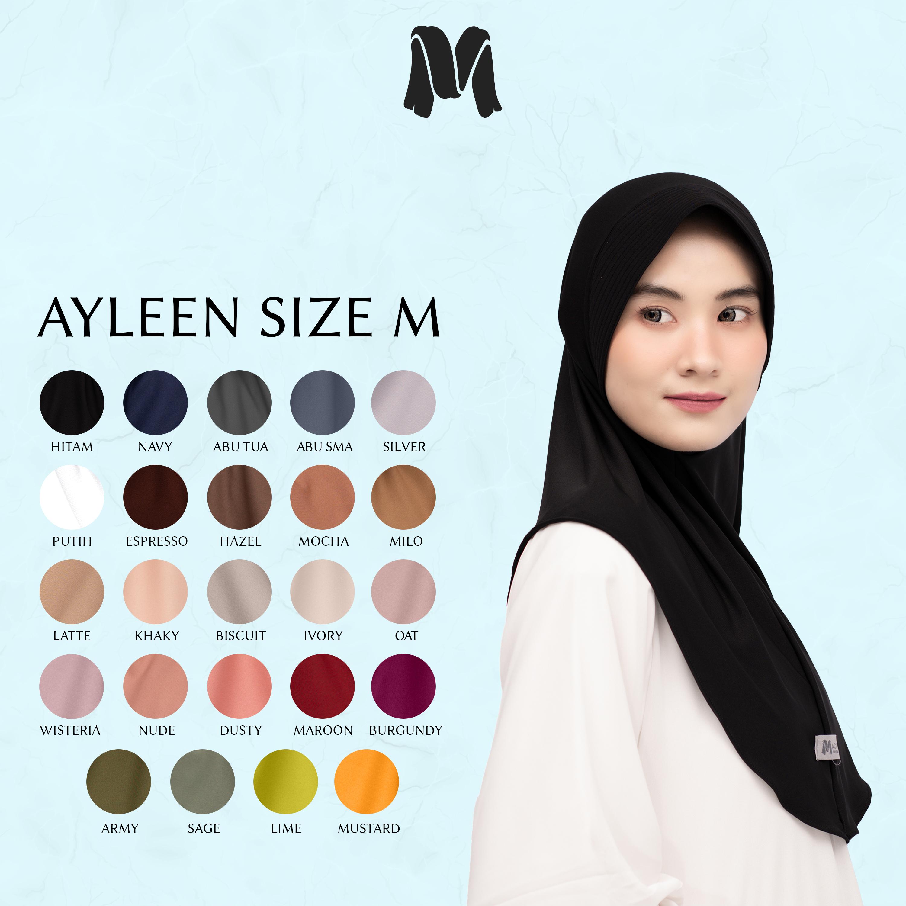 PAKET HEMAT 3 HIJAB BERGO PET AYLEEN SIZE M - BERGO SPORT DAILY PET JERSEY - MACCERA