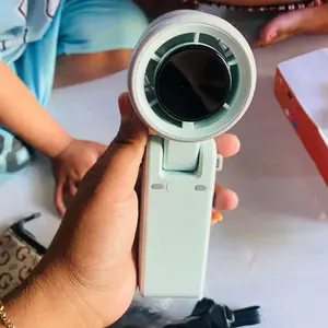 ummababareview COD  Kipas Angin Mini Turbo Portable 13550RPM Angin Kencang | 3in1 Handheld Desk Neck Fan | 5 Speed LED Display | USB Type-C Rechargeable Kipas Angin Mini
