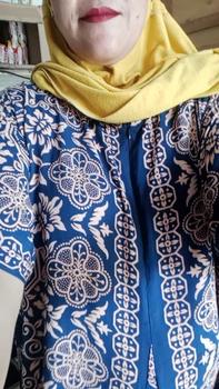 Product Review of Kaftan Motif Jawi Rayon Premium Jumbo Ld 180 cm Muslim Panjang from A**a 1