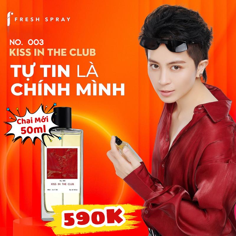  F Fresh Spray Chai Nước Hoa Unisex Kiss In The Club 50ml Mùi Hương Ngọt Ngào Sang Trọng Độ Lưu Hương 24 Tiếng Phù Hợp Mọi Loại Da Xịt Thơm Perfume Nữ Cosmetic Women 