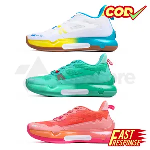 Azawear Sepatu Basket DBL Play Floater Unisex Pria & Wanita Olahraga Outdoor Kualitas Terbaik Material Mesh TPU E-TPU Rubber Anti-Slip