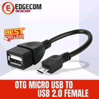 Gambar OTG Micro USB to USB 2.0 Female Adapter  / Mikro USB OTG 12cm dari Edgecom Kota Administrasi Jakarta Pusat 1 Tokopedia