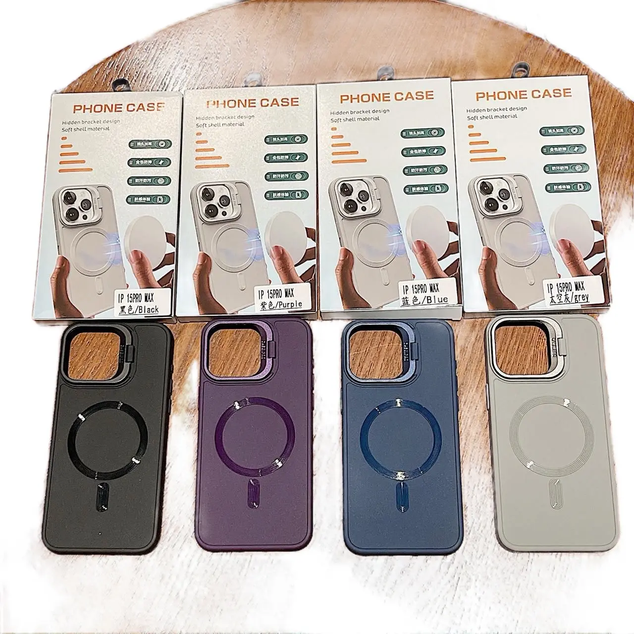 Case magsafe standing warna for Ip 12 promax