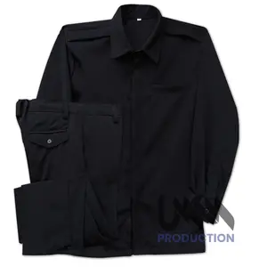 Setelan Safari Paspampres Kemeja Skurity Safari Paspampres Hitam Tangan Panjang/Pendek